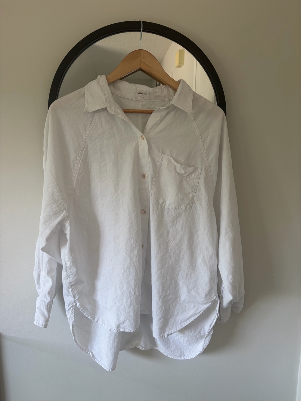 Wilfred Free Relaxed Linen Button Down Shirt